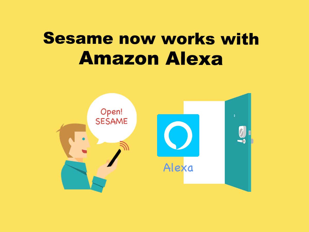 Sesame Now Works with Amazon Alexa!