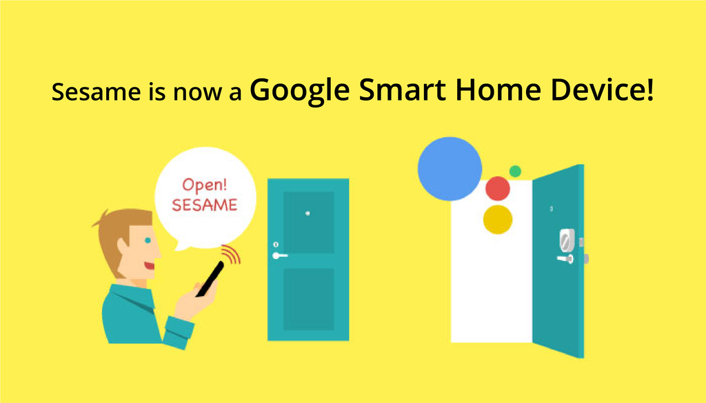 Sesame Now Available as a Google Smart Home Device!